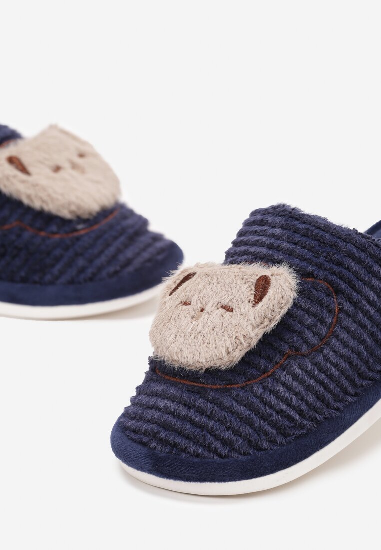 Papuci de casă Bleumarin