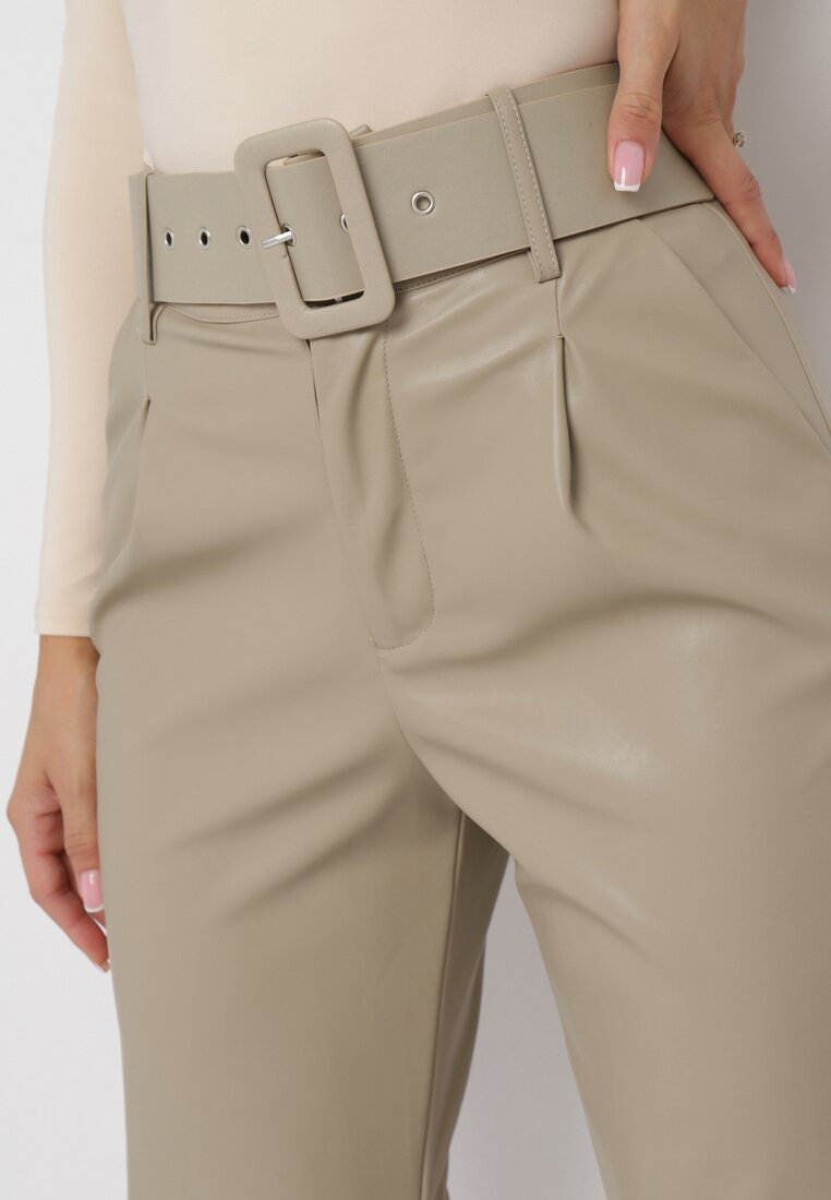 Pantaloni Bej deschis