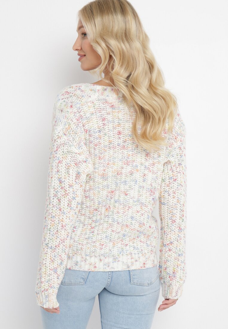 Cardigan Alb