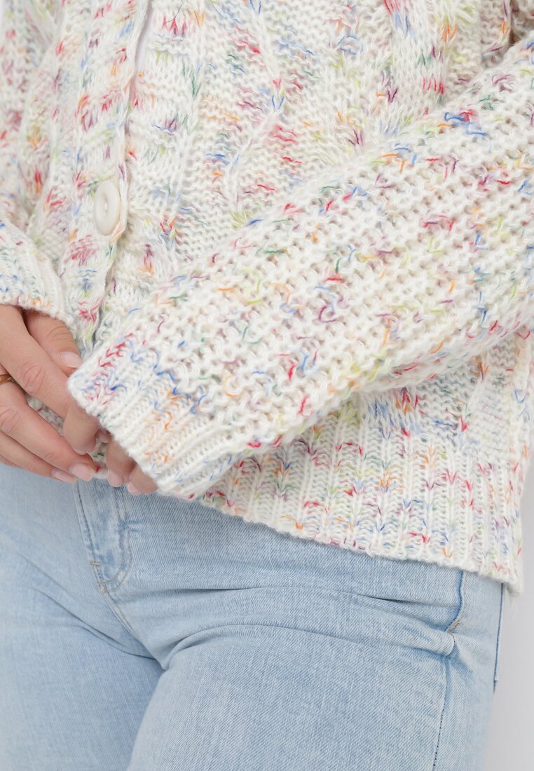 Cardigan Alb