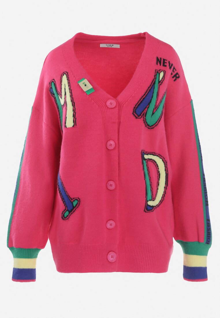 Cardigan Fucsia