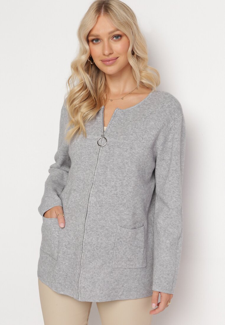 Cardigan Gri