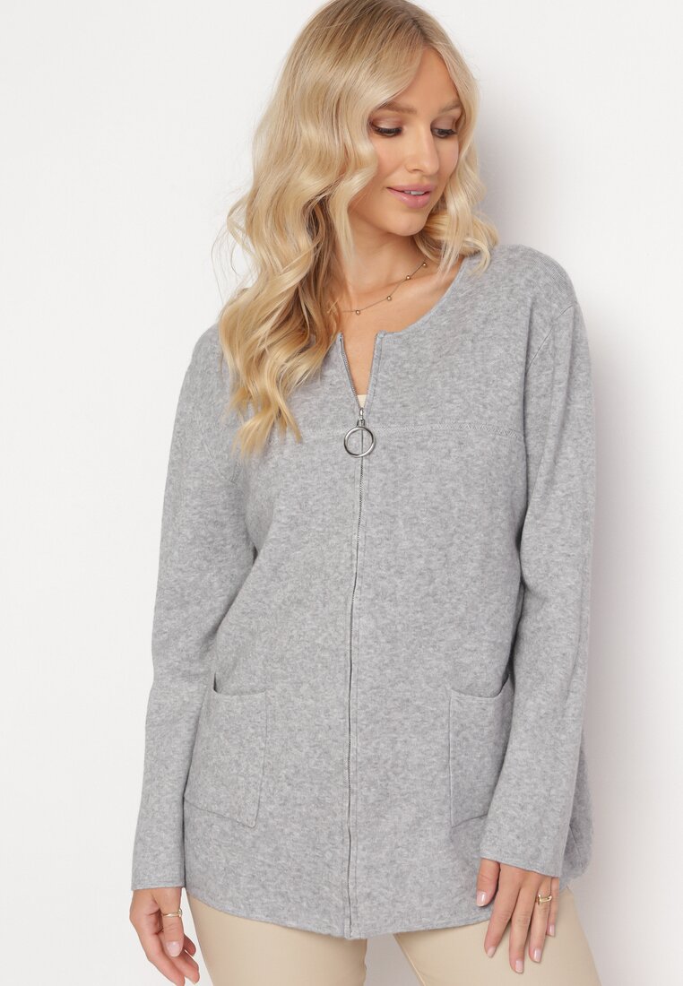 Cardigan Gri