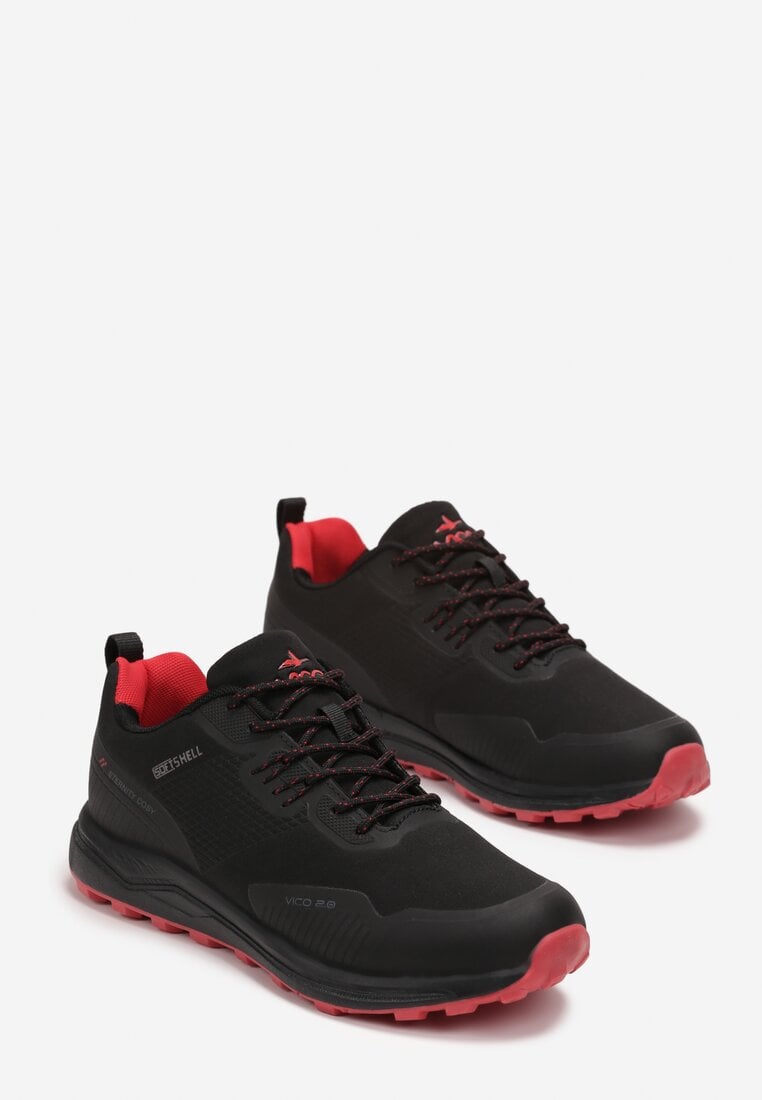 Pantofi sport Negru cu roșu