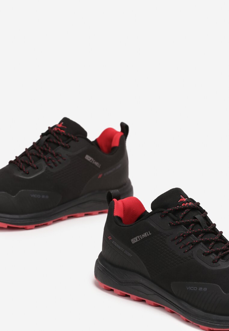 Pantofi sport Negru cu roșu