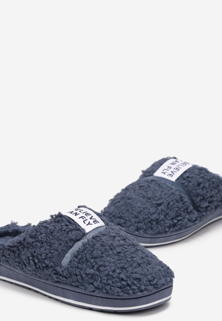 Papuci de casă Bleumarin