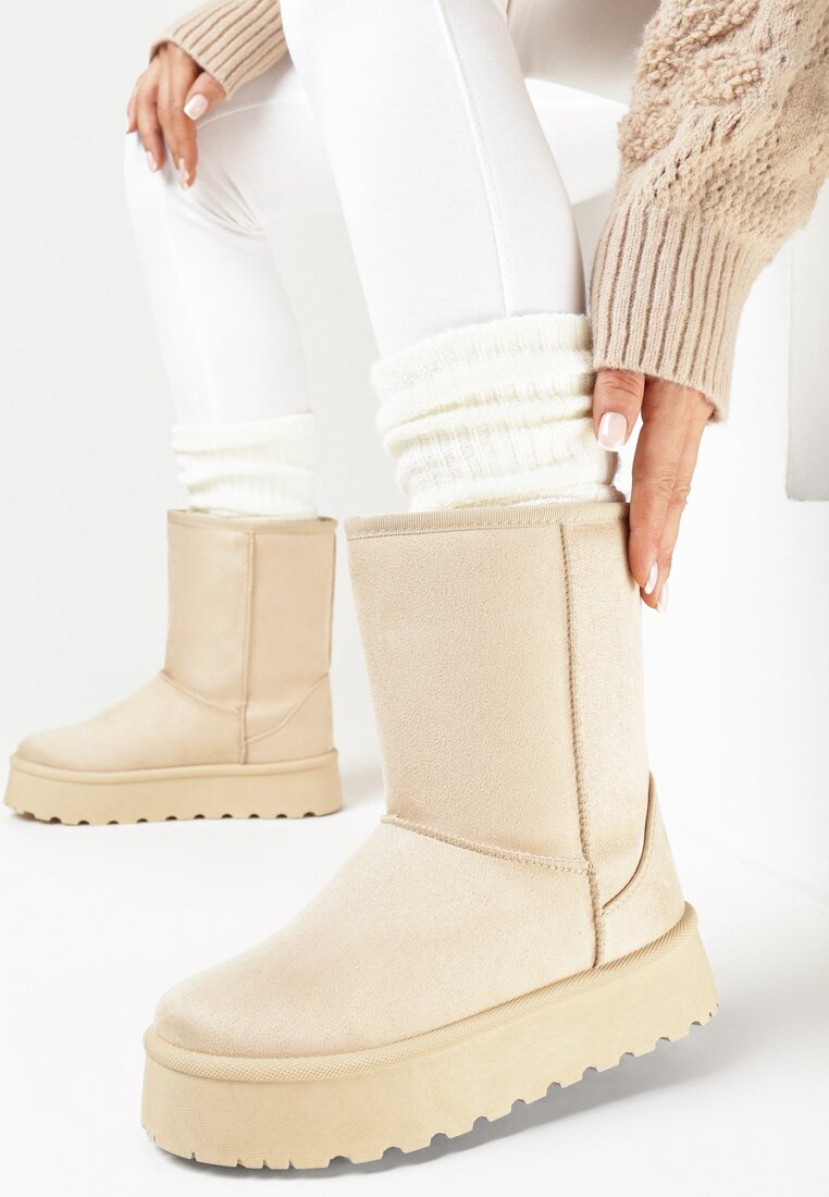 Jasnobeżowe Śniegowce na Platformie Borvale