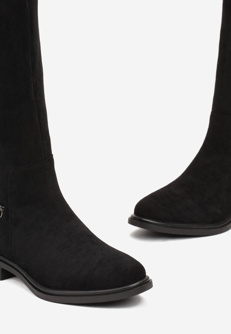 Fekete Lapossarkú csizma