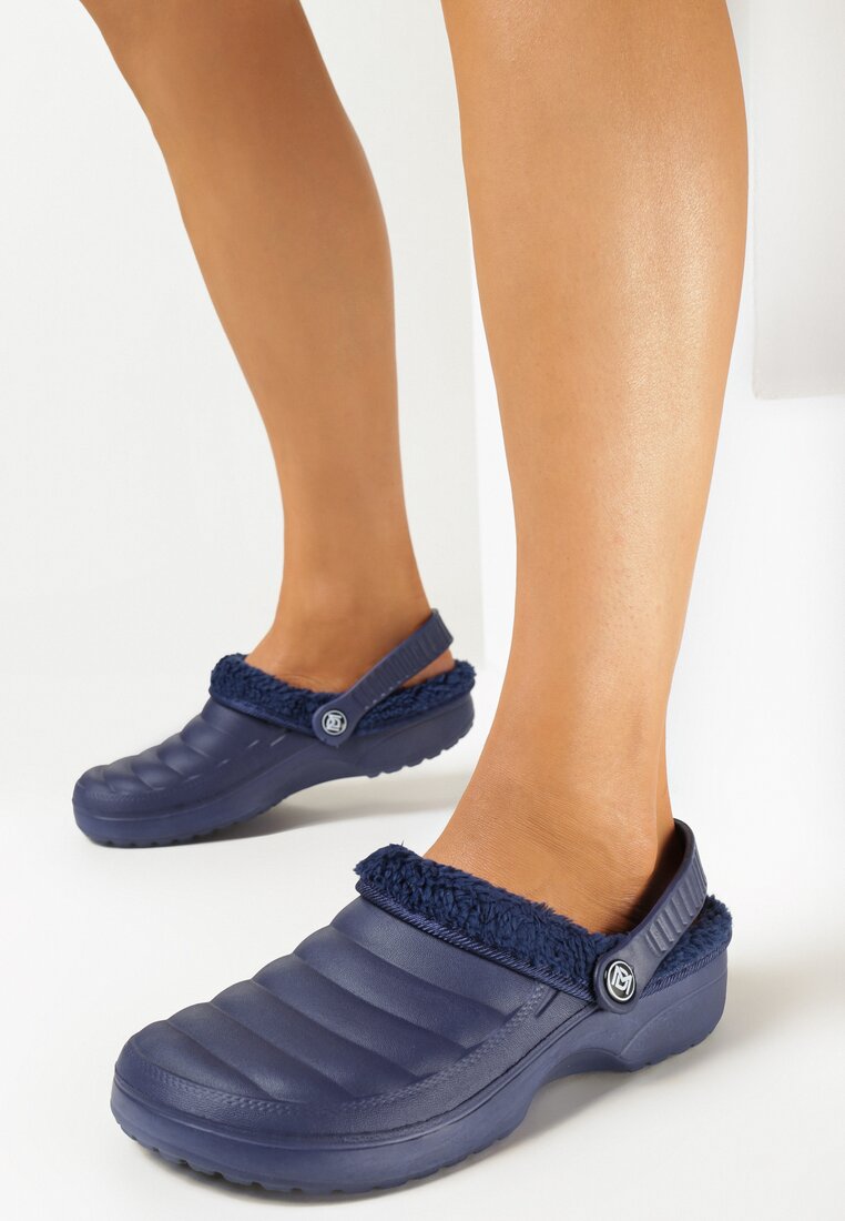 Papuci de casă Bleumarin