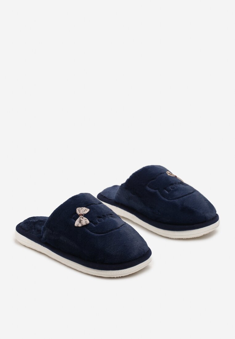 Papuci de casă Bleumarin