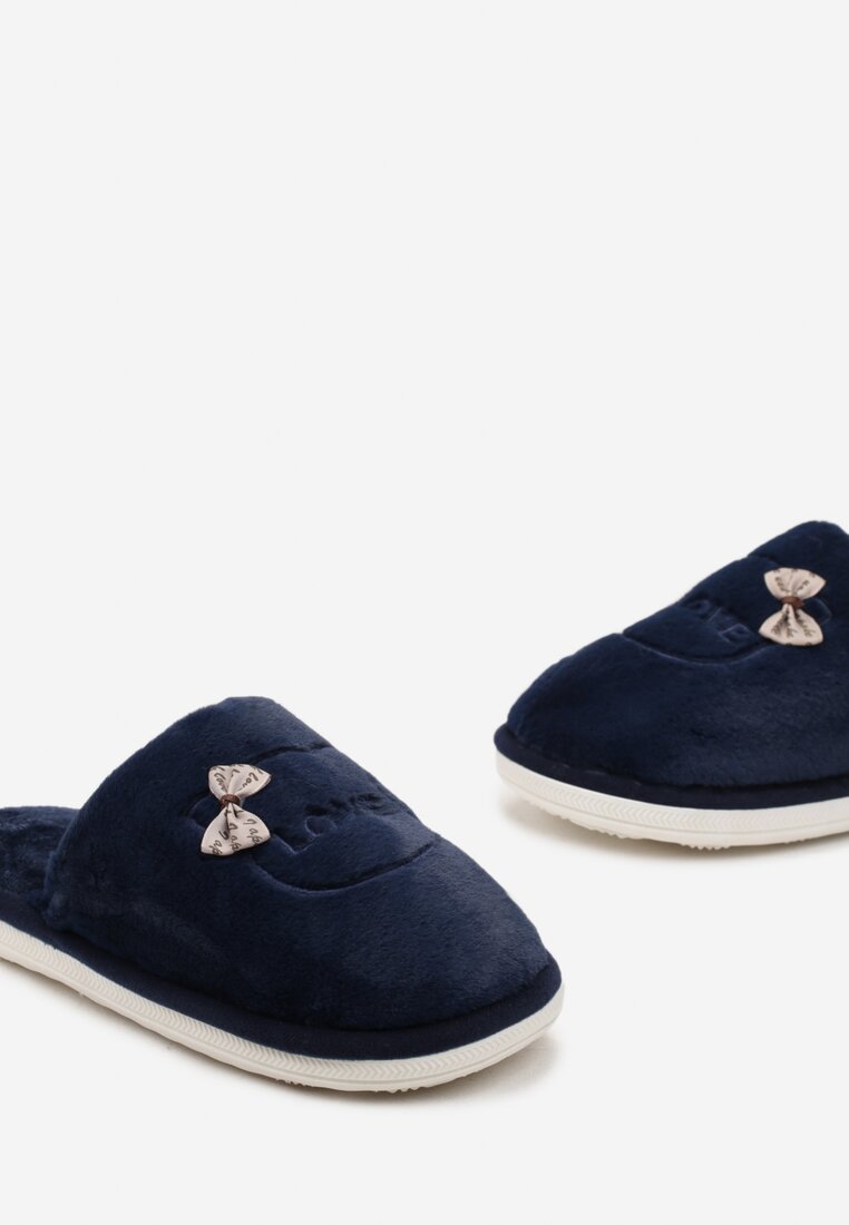 Papuci de casă Bleumarin