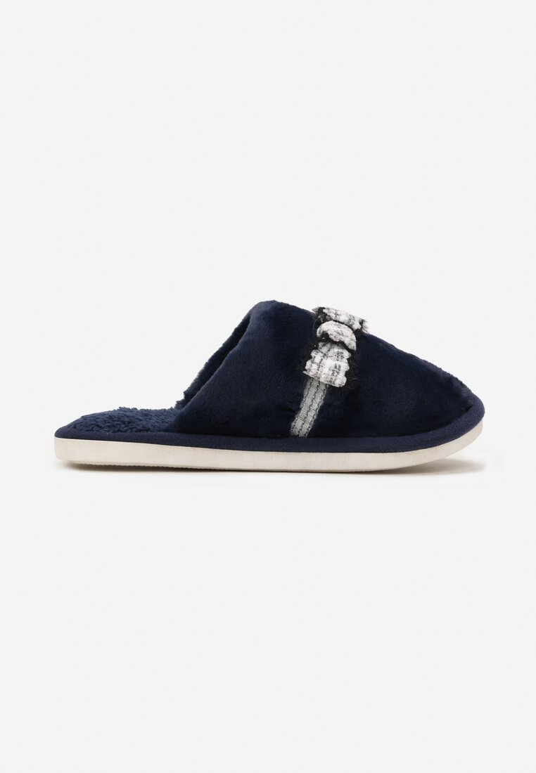 Papuci de casă Bleumarin