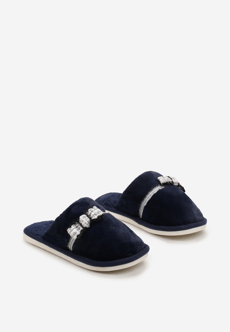 Papuci de casă Bleumarin