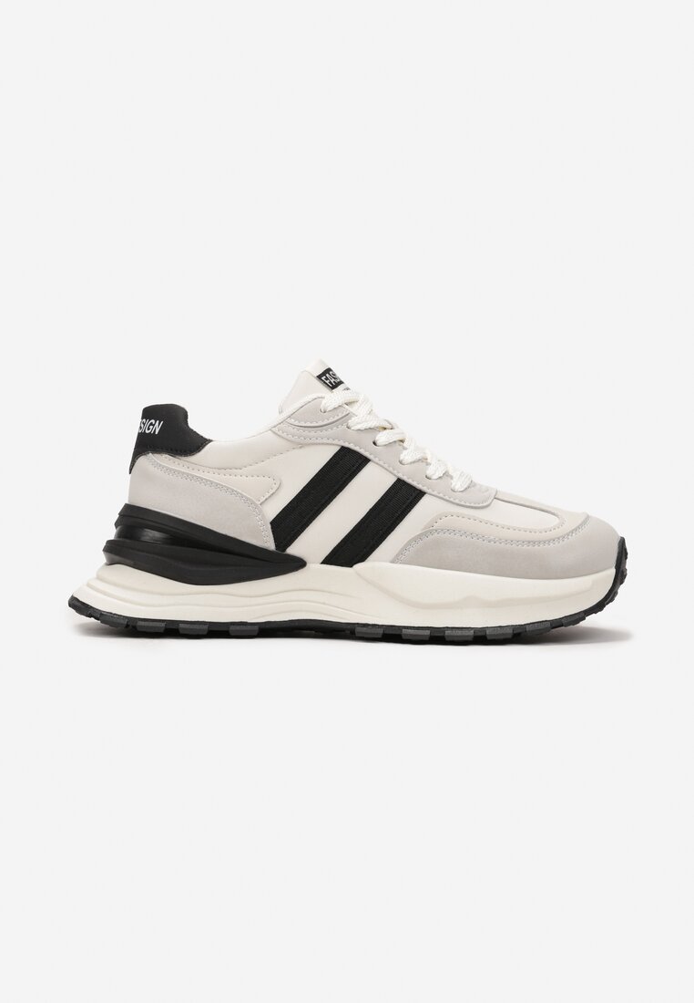 Sneakers Bej cu negru