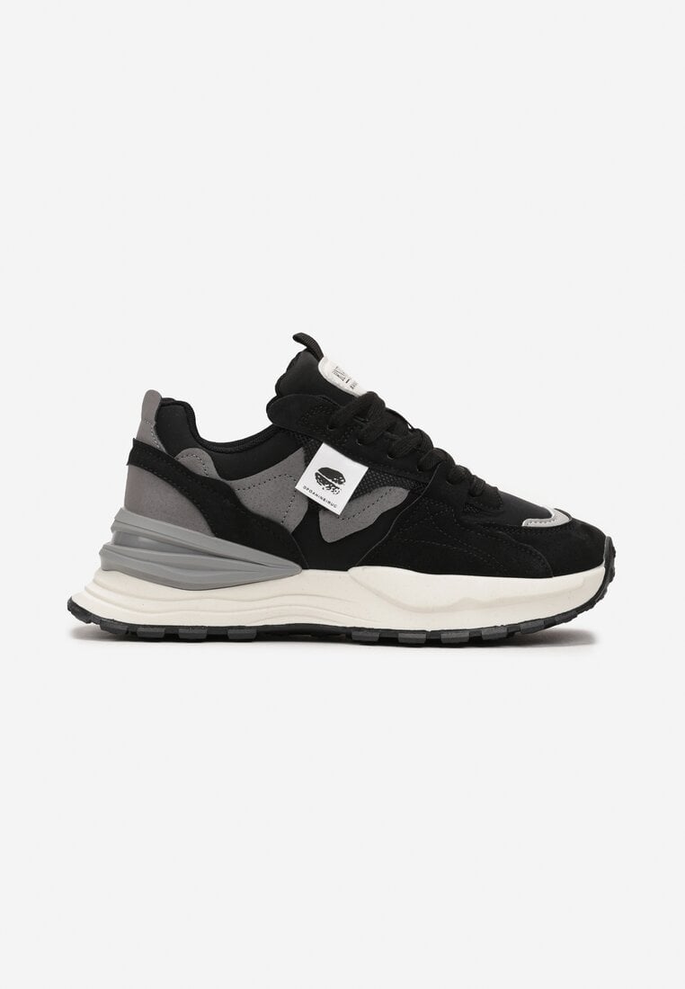 Sneakers Negru cu gri