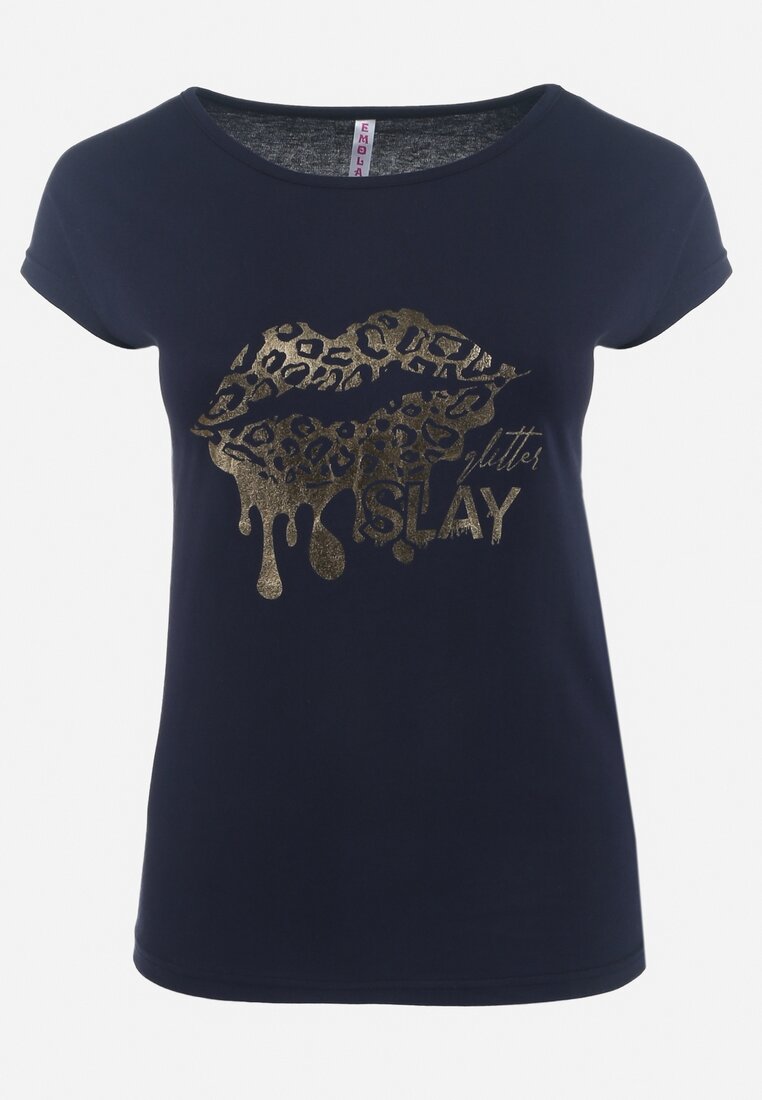 T-shirt Bleumarin