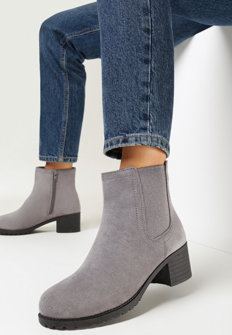 Botine Gri