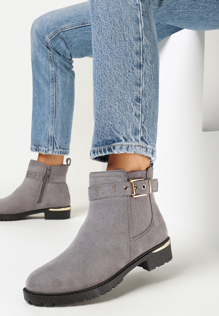 Botine Gri
