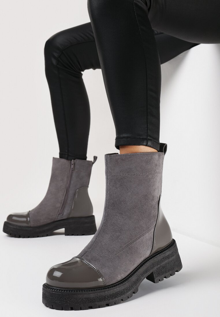 Botine Gri