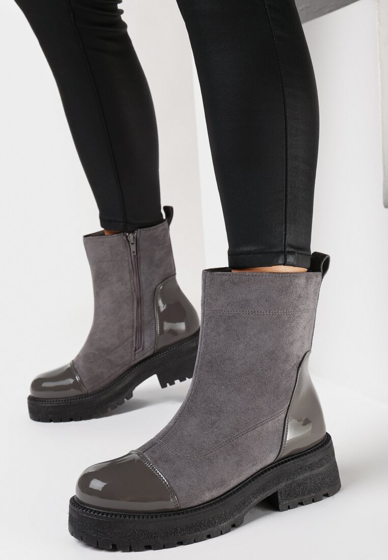 Botine Gri