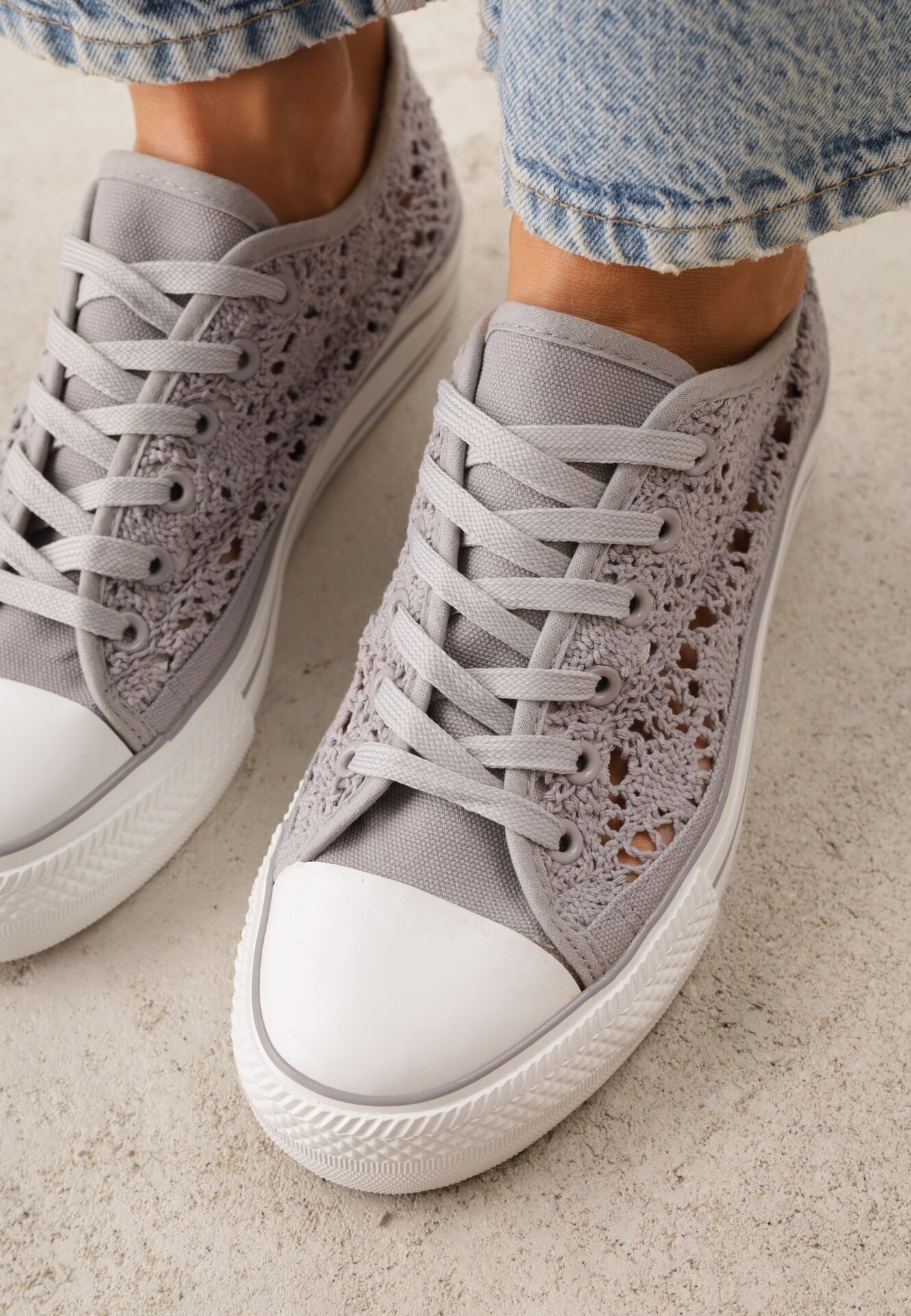 Teniși înalți Gri