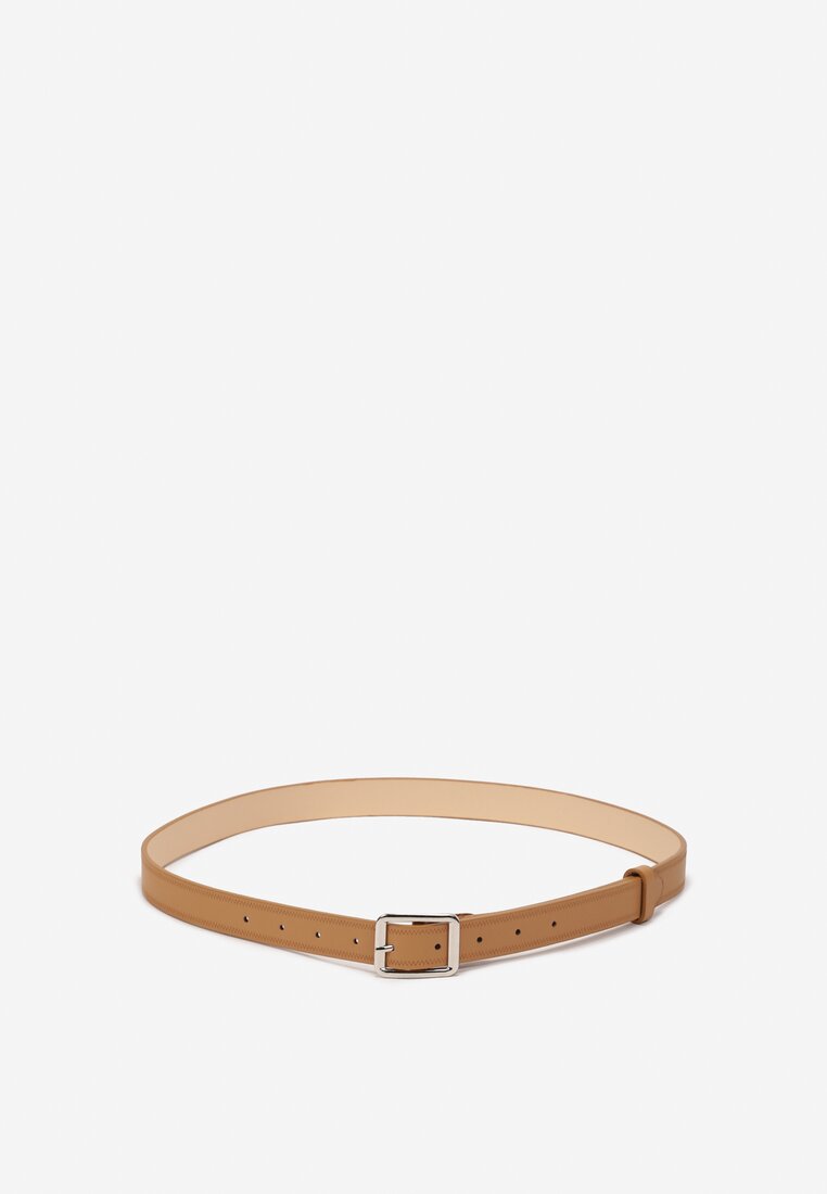 Brązowy Pasek z Ekoskóry z Kwadratową Klamrą Ohilla