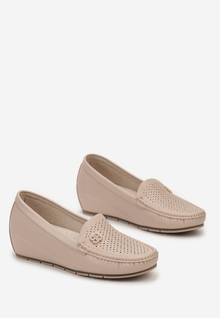Mocasini Bej