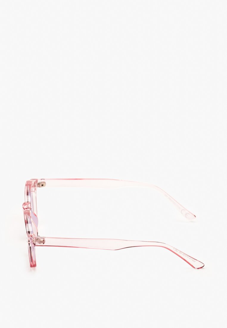 Różowe Okulary Przeciwsłoneczne z Lekkiego Tworzywa i  Filtrem UV Giorma