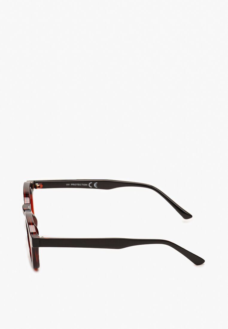 Czarno-Brązowe  Okulary Przeciwsłoneczne z Lekkiego Tworzywa i  Filtrem UV Giorma