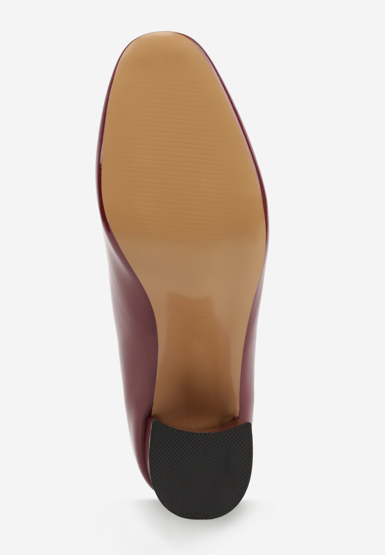 Pantofi cu toc Bordo