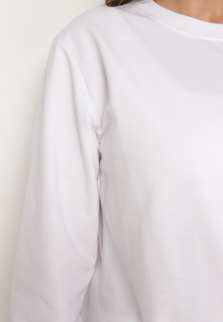Biała Klasyczna Bluza Wkładana przez Głowę Fosemia
