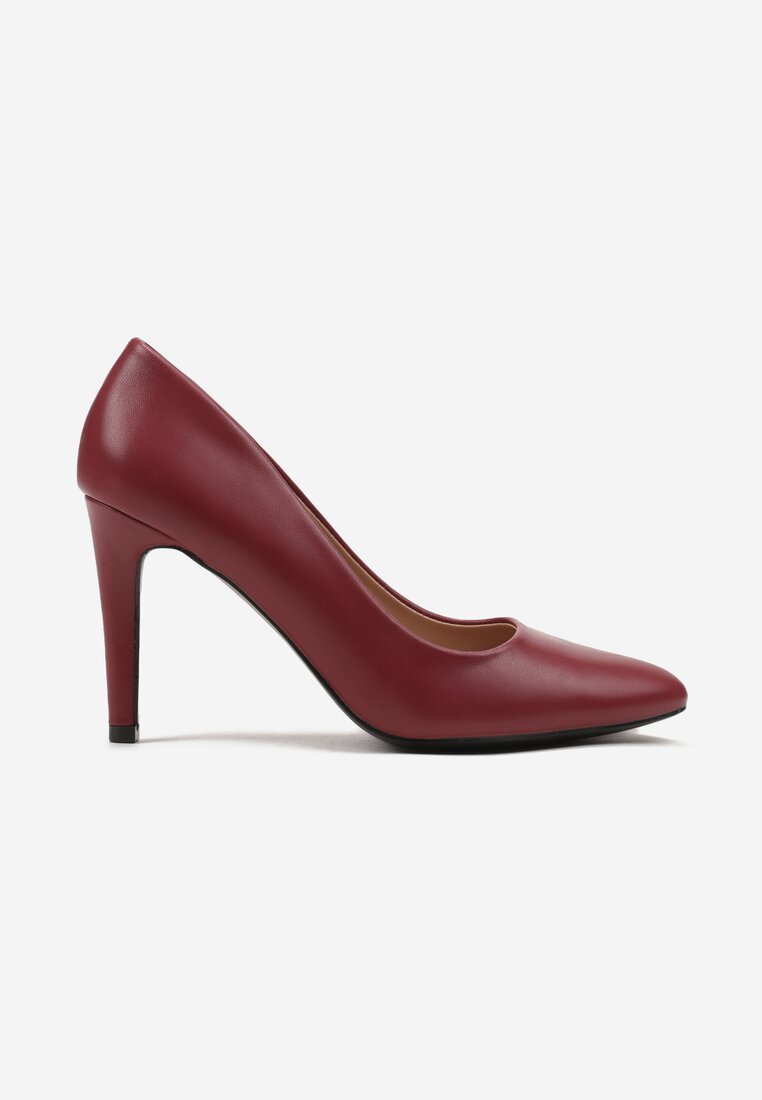 Pantofi stiletto Bordo