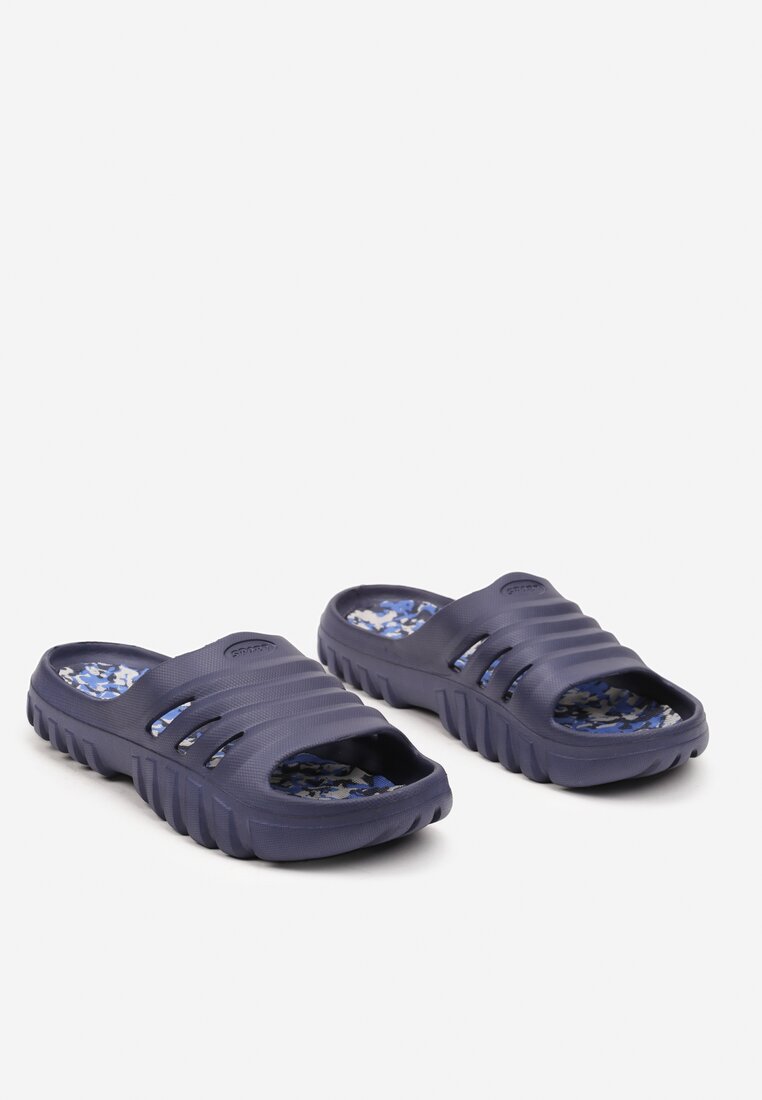 Papuci Bleumarin
