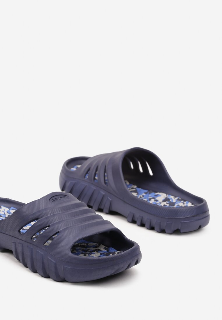 Papuci Bleumarin