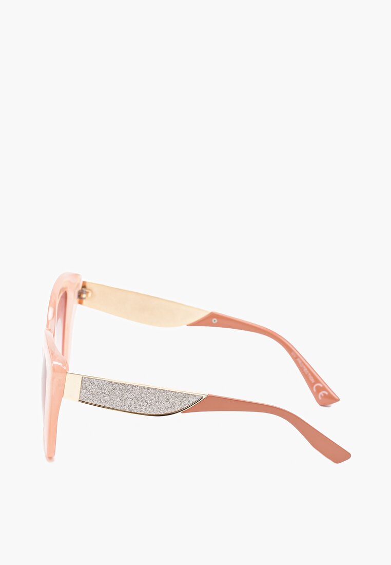 Różowe Kocie Okulary Przeciwsłoneczne z Filtrem UV Dimtte