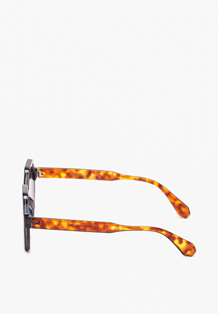 Szare Okulary Przeciwsłoneczne z Prostokątnymi Oprawkami Tinallas