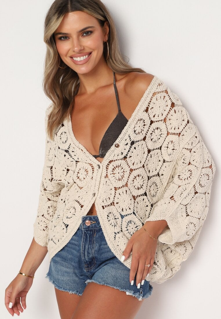 Cardigan Bej
