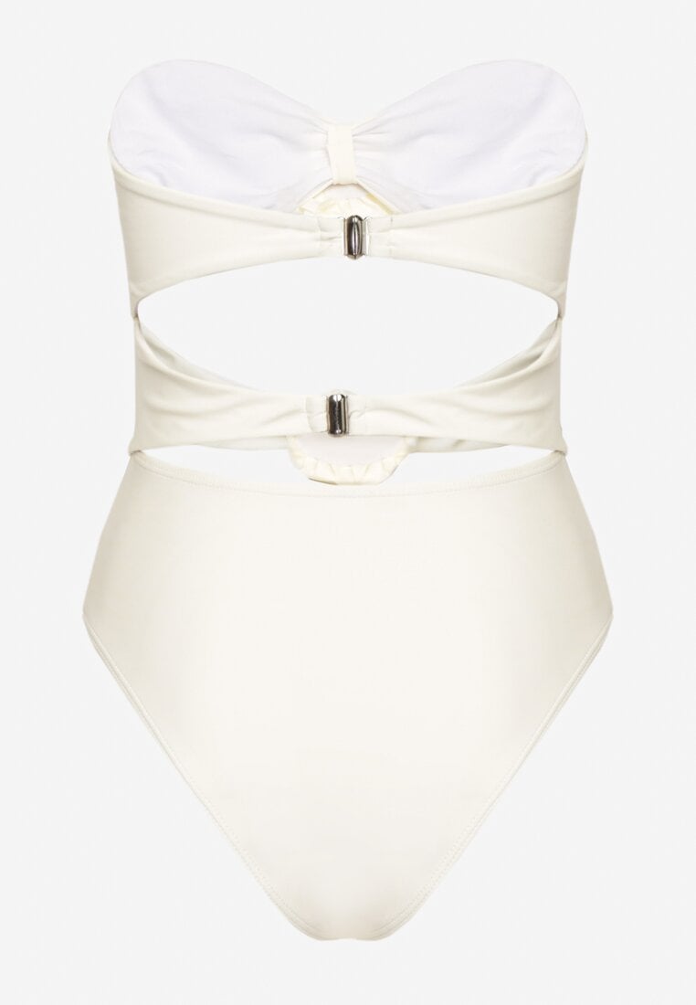 Costum de baie Alb