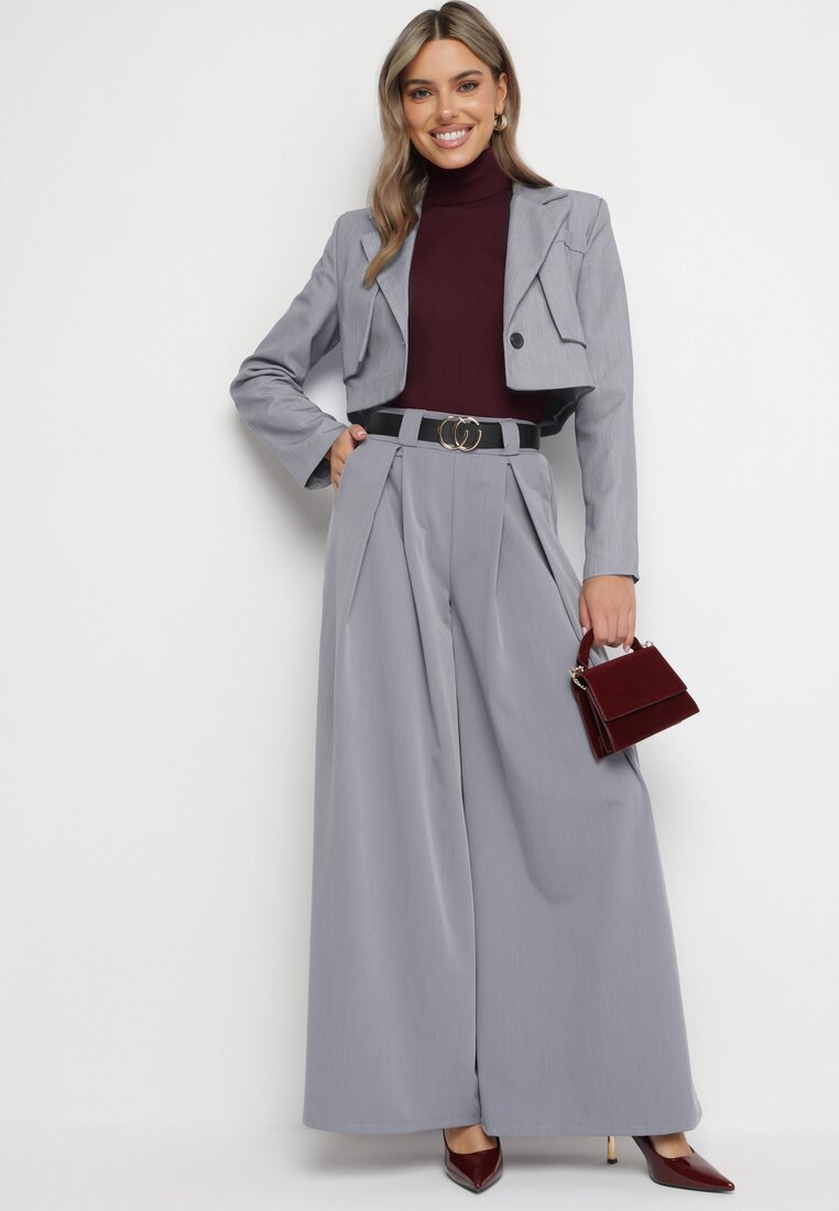 Pantaloni Gri deschis