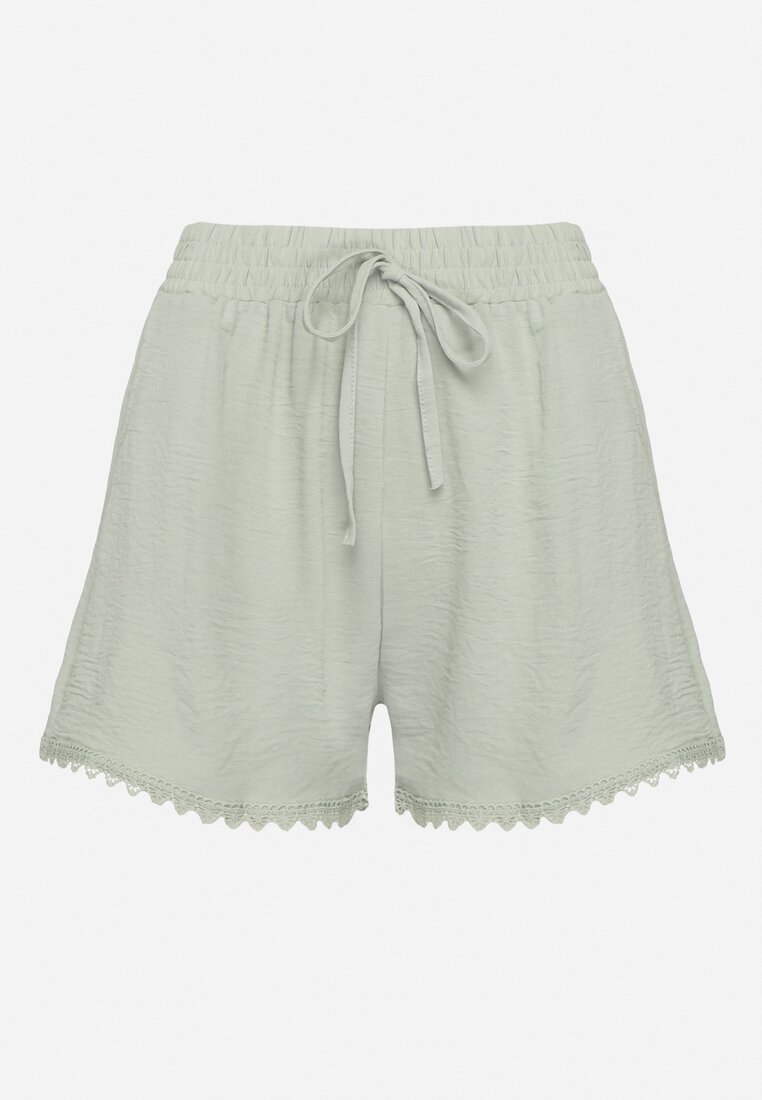 Pantaloni scurți Verde deschis