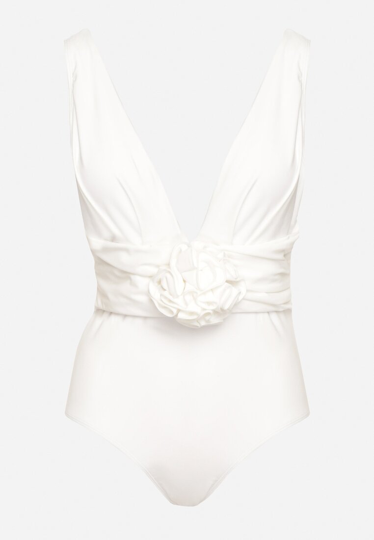 Costum de baie Alb