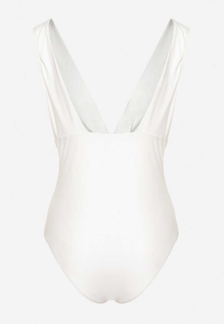 Costum de baie Alb