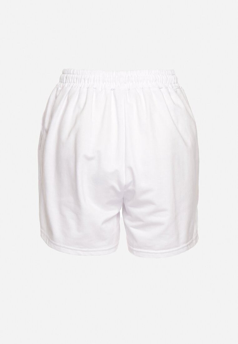Pantaloni scurți Albi
