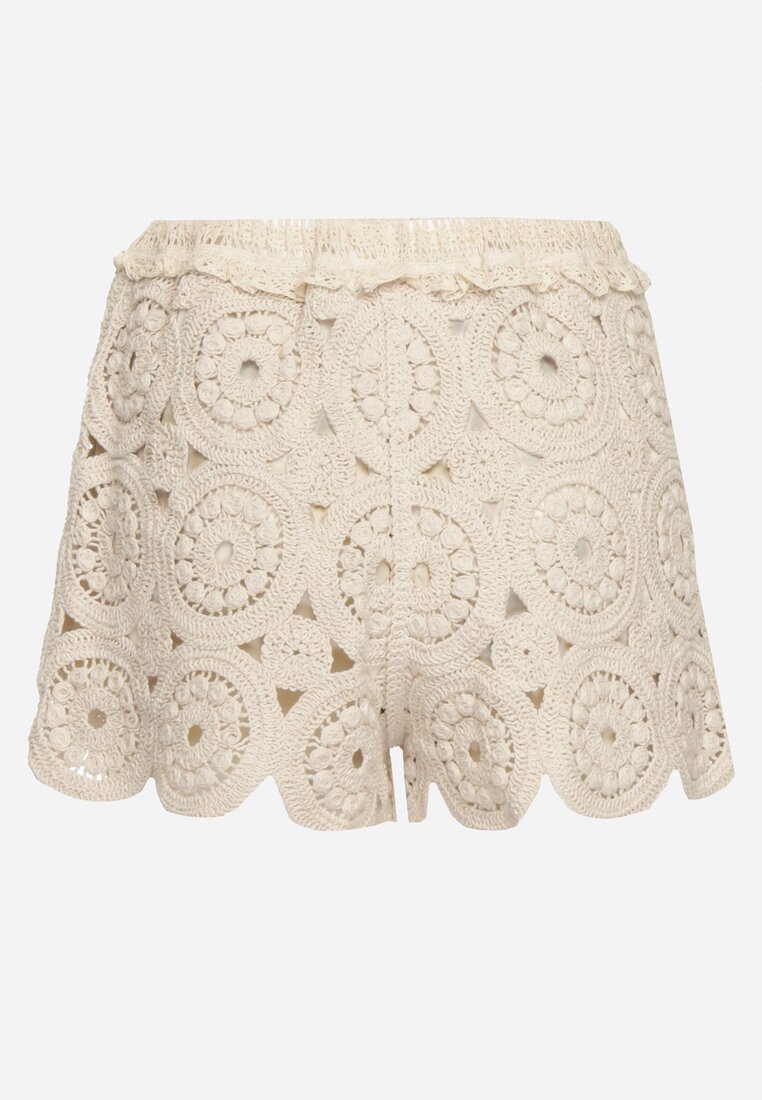 Pantaloni scurți Bej deschis