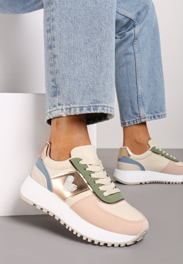 Sneakers Culori mixte