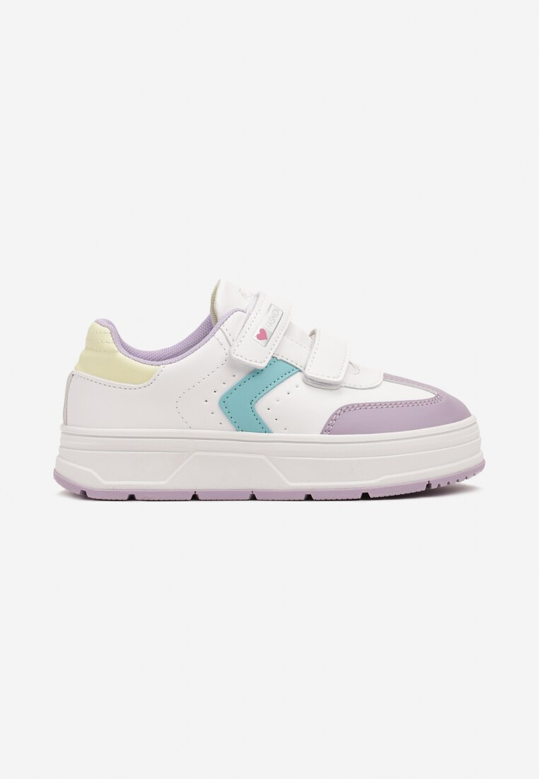 Pantofi sport Alb cu mov