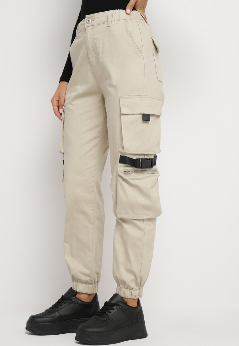 Pantaloni Bej deschis