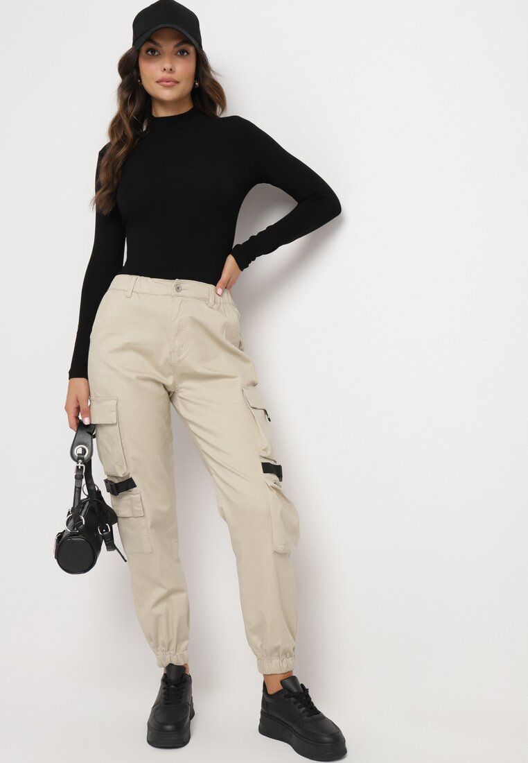 Pantaloni Bej deschis