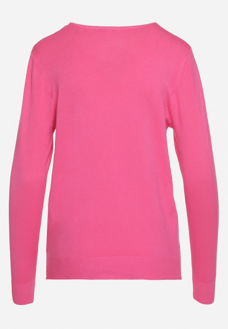 Różowy Sweter w Klasycznym Stylu Irimarie