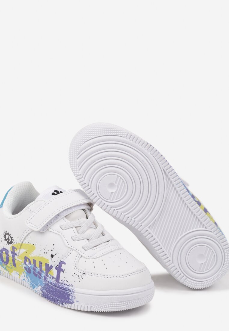 Pantofi sport Alb cu albastru